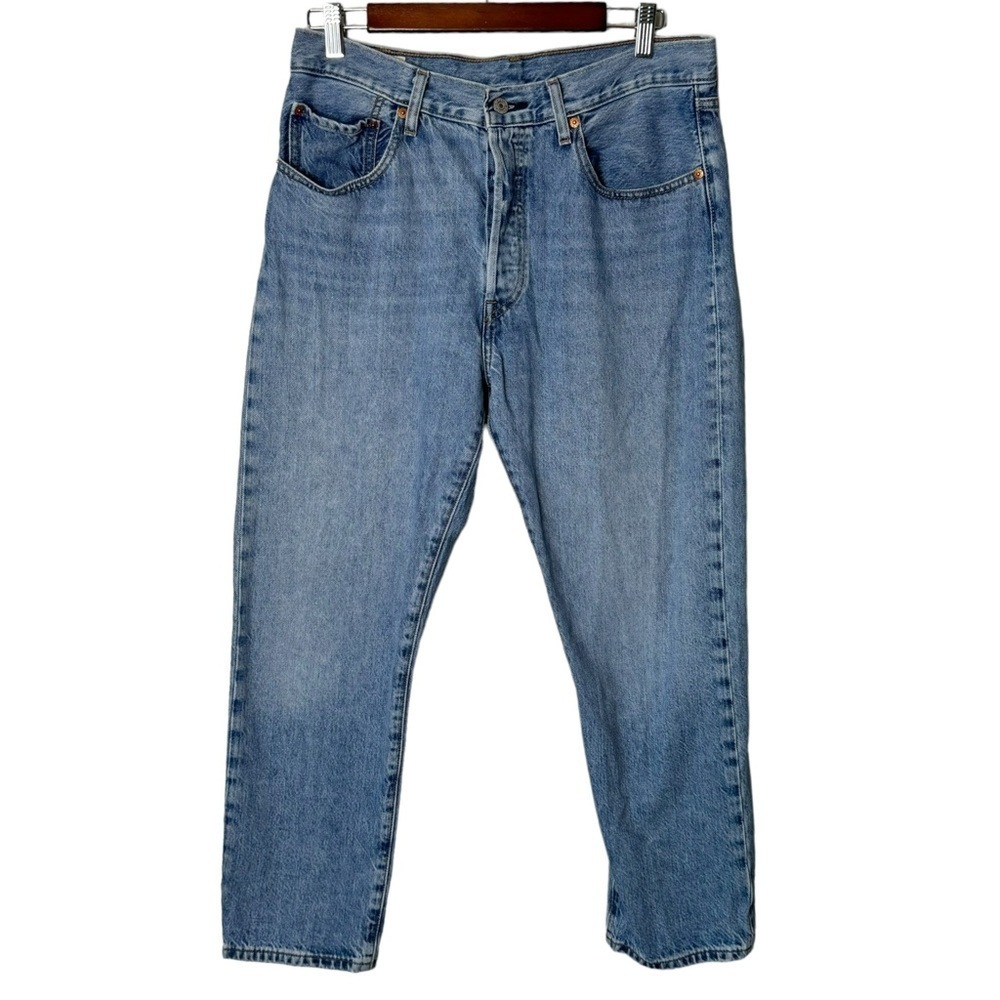 Levi's® Premium 501® Original High Rise Cropped Button Fly Denim Women's Size 31